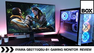 iiyama GB2770QSU-B1 27" Gaming Monitor Review | G-Master Red Eagle 165Hz