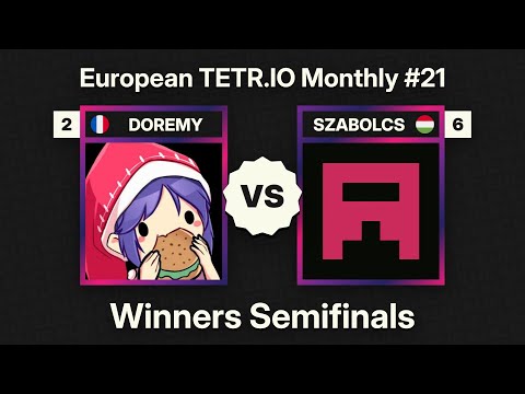 DOREMY vs SZABOLCS – Winners Semifinals – European TETR.IO Monthly #21 – September 2025
