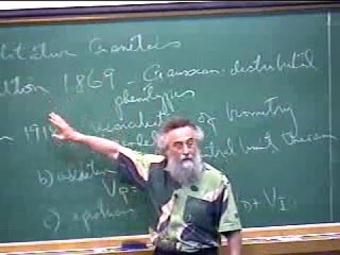 Michael Turelli at IMPA in 2003: “Fun with evolutionary quantitative genetics”