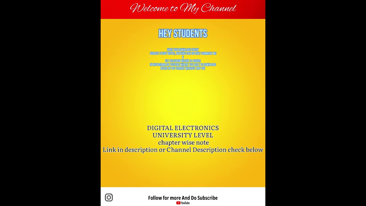 DIGITAL ELECTRONICS || BCA || COMPLETE QUESTION BANK NOTES || PDF LINK IN CHANNEL DESCRIPTION #job
