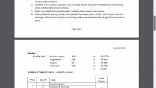 ENGR 318 - Class 1 (Fluid Properties) 23 Aug 2016