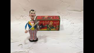Download lagu 50s TPS Mechanical Violinist Vintage Tin Toy mp3