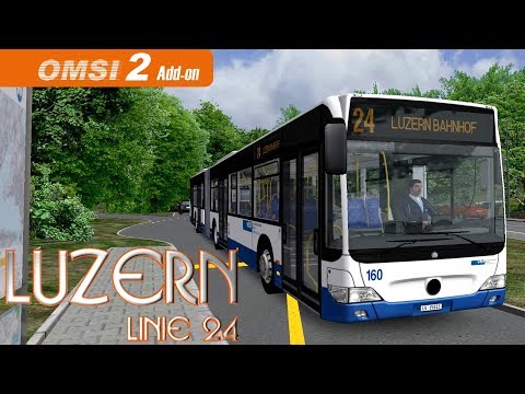 OMSI 2 Luzern Linie 24 | Von Meggen Richtung Luzern ☆ Let's Play OMSI 2 | #570