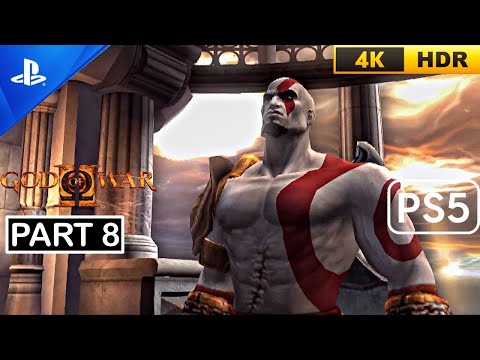 God Of War 2 PS5 - Gameplay Walkthrough (60FPS 4K HDR) Part 8 No Commentary