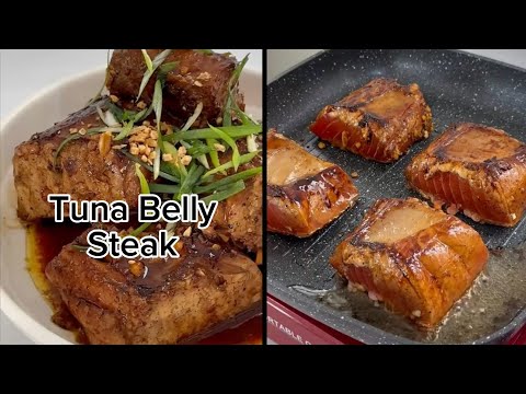 TUNA BELLY STEAK RECIPE | HOW TO COOK TUNA BELLY STEAK | Panlasang Pinoy