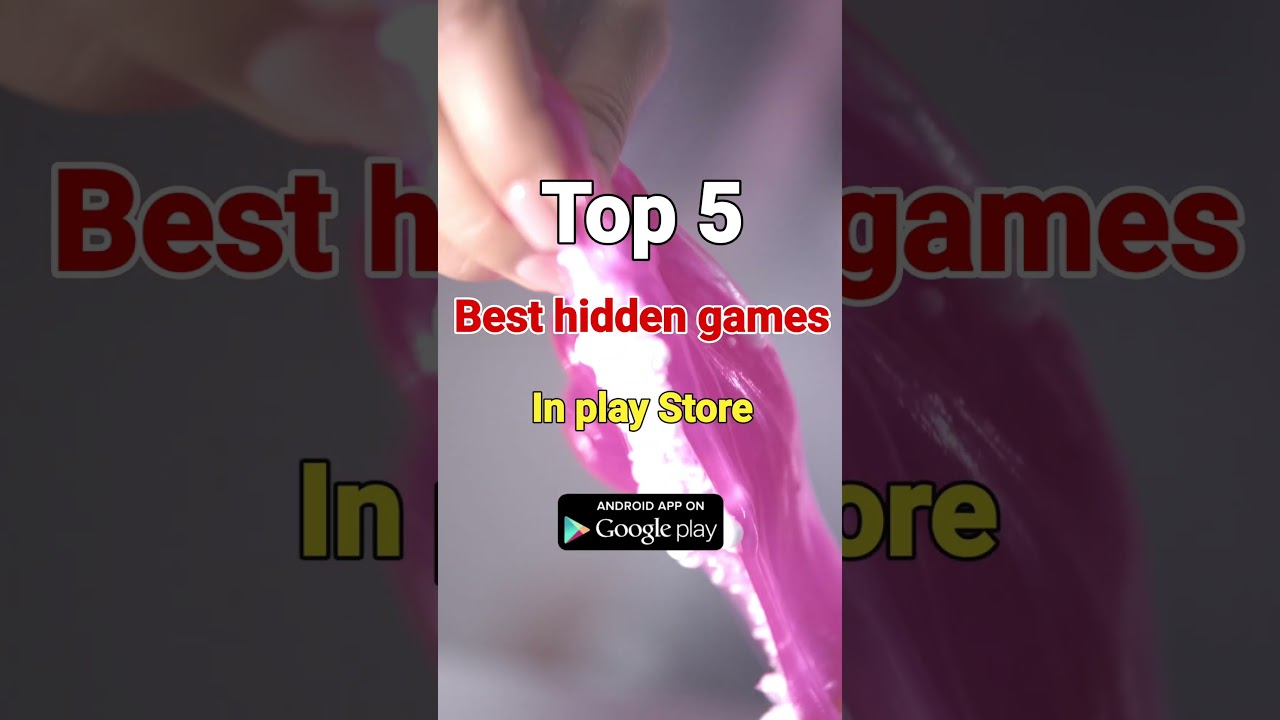 Top 5 best hidden games in play store #shorts