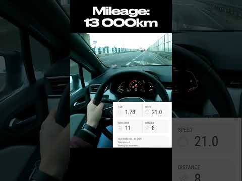 Thumbnail for 0-100 test: Renault Clio 1.0TCe 90hp 2023 #shorts #testdrive #tce #power #acceleration #pov #renault by Renault