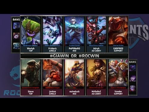 ROC vs GIA | Roccat vs Giants Gaming | Regional Qualifier | Quarterfinals | GAME 3 | HIGHLIGHTS