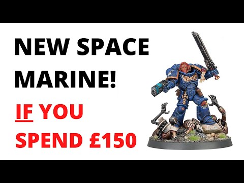 New Space Marine Revealed - BUT only IF you spend a lot at GW