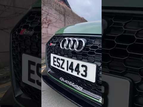 A new Audi RS4 in this beautiful army metallic green. Let us know your thoughts ⬇️ #car #audi #rs485