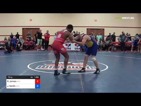 2018 Marine Corps US Open/Masters B Greco Roman 78 Semis - Rudy James (Appl) Vs. Jayson Smith (Una
