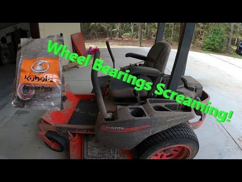 Kubota Z125s Wheel Bearing Replacement (Zero Turn)
