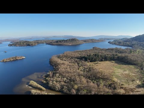 Luss, Loch Lomond DJI Mini 4 Pro footage - Discovering Scotland
