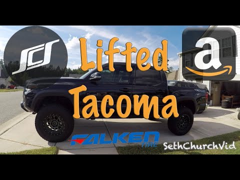 Lifting a 2018 Tacoma SCS Wheels Lifted Taco Falken Wildpeak