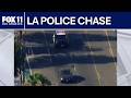 Driver Leads Police Chase Across South Los Angeles