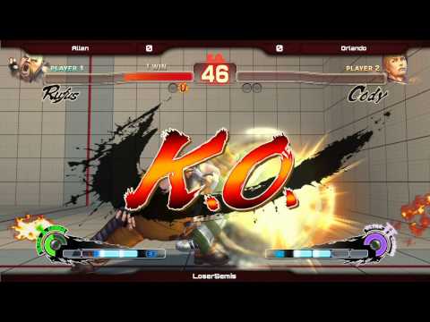 VS EVO Sponsorship 2014 - Orlando (Cody) vs AsianDemon (Rufus) - Losers Semifinals - USF4