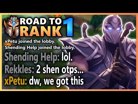 When 2 Challenger Shen OTPs get on the same team ft. Shending Help - Road To Rank 1 (#23)