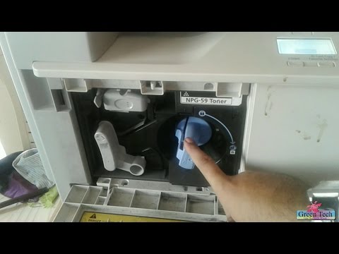 How to toner refill canon 2002n image runner