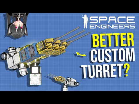 Custom Turrets Using New AI Blocks, Space Engineers Automatons