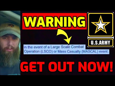Warning! Army & DOD Documents Leaked! It's Happening! Get Out Of Cities