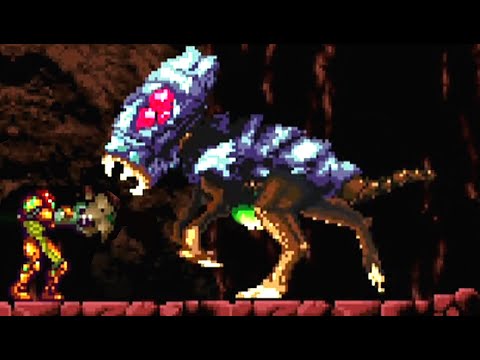 Metroid 2 Remake (PC) All Bosses (No Damage)