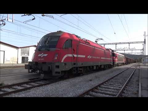 SŽ Električna lokomotiva 541- 017 in brižita, brižitka, kraljica 363 - 008 - Eas vagoni