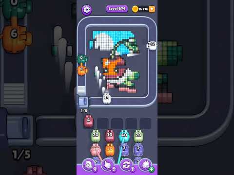 Pixel Flow Level 674 Walkthrough