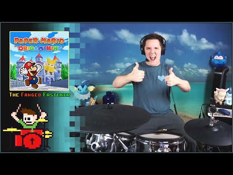 Paper Mario: The Origami King - The Fanged Fastener On Drums!