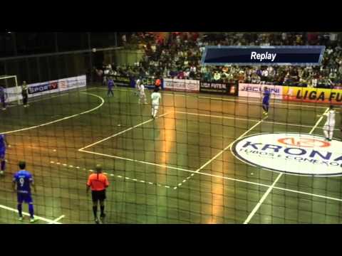 Gols Intelli 3 x 4 Blumenau - LIGA FUTSAL 2014 - 24/07/14