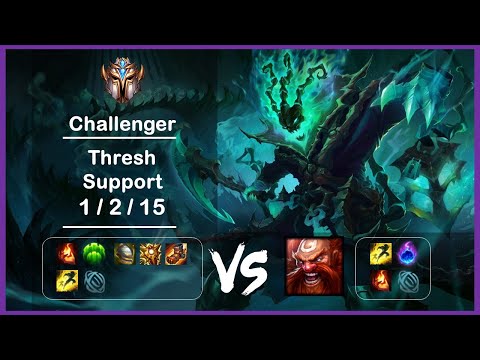 Support Thresh vs Gragas Patch 11.23