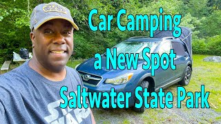 Exploring a new park Saltwater State Park