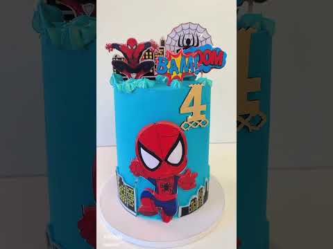 #cake #birthdaycake #spiderman #birthdaycelebration