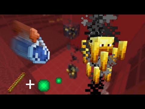 Water Bottle Blaze Farm [Automatic] | Minecraft Video