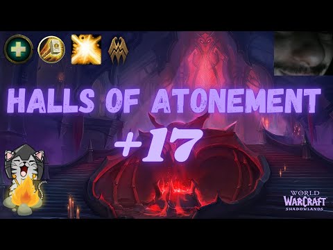 Halls Of Atonement +17 Venthyr Holy Paladin [Tyrannical, Bursting, Explosive] /w Commentary