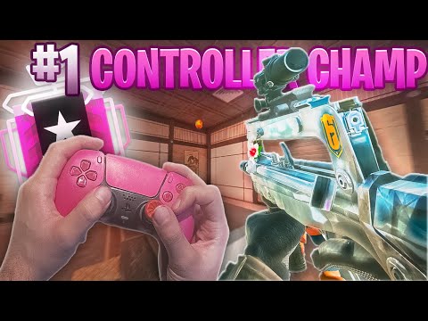 How the #1 Controller Player DOMINATES Champ Lobbies...(handcam gameplay) BEST SENSITIVITY!