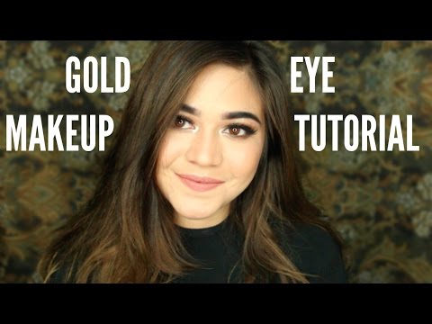 Gold Eye Makeup Tutorial | SarahAyu