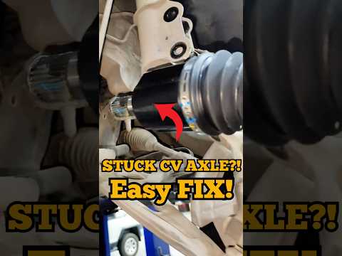 Easy CV AXLE Removal Trick 🔧 #mechanic