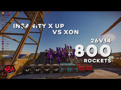 IN$ANITY x UP VS XON // 800 ROCKET MERGE RAID // #ATM