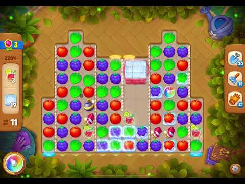 GardenScapes Level 2204 no boosters (24 moves)