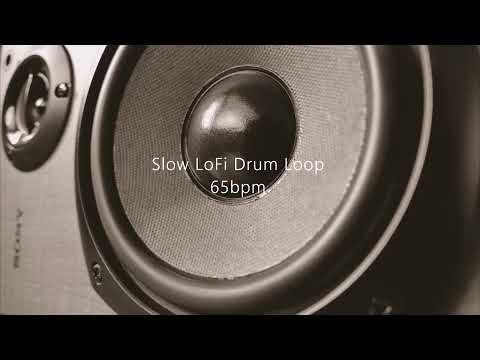 Free Drum Loop - Lofi Drum Loop - Slow 65 BPM LOFI Drum Loop