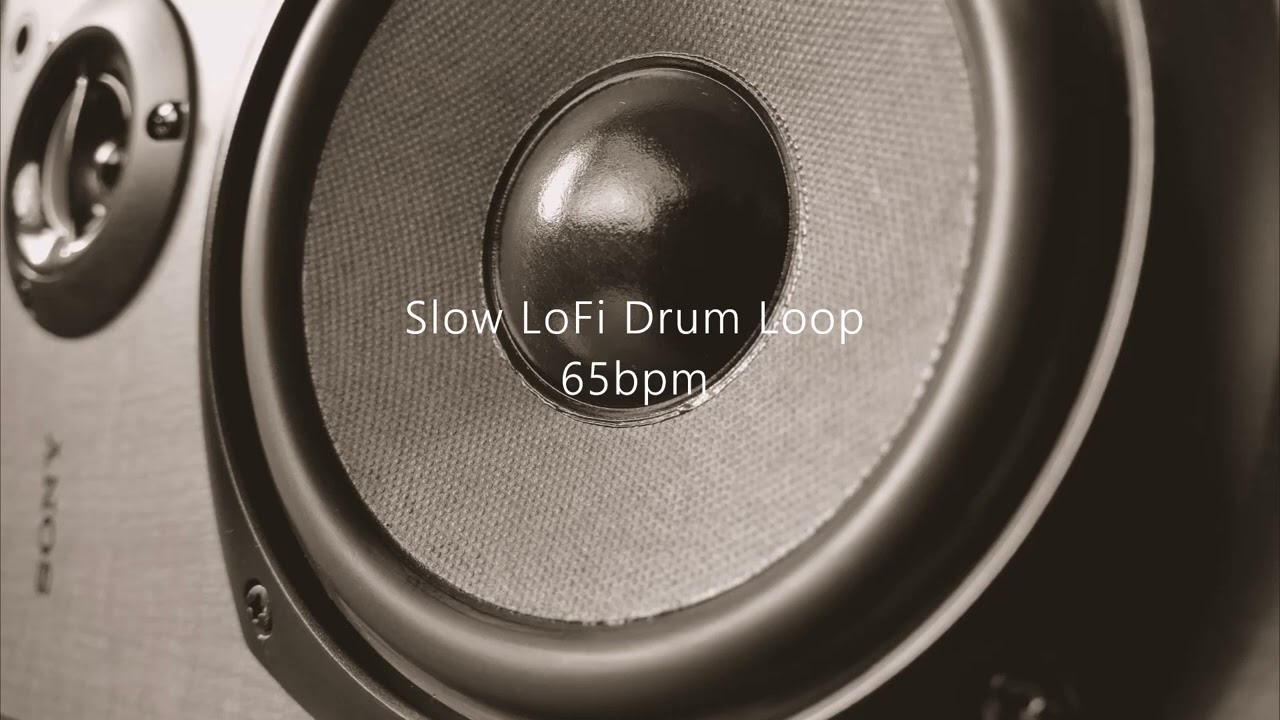 Free Drum Loop - Lofi Drum Loop - Slow 65 BPM LOFI Drum Loop
