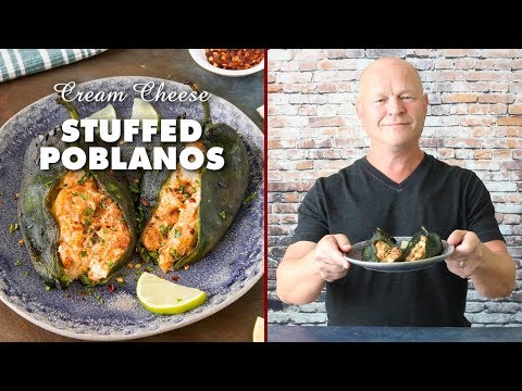 Cream Cheese Stuffed Poblano Peppers Recipe - Chili Pepper Madness