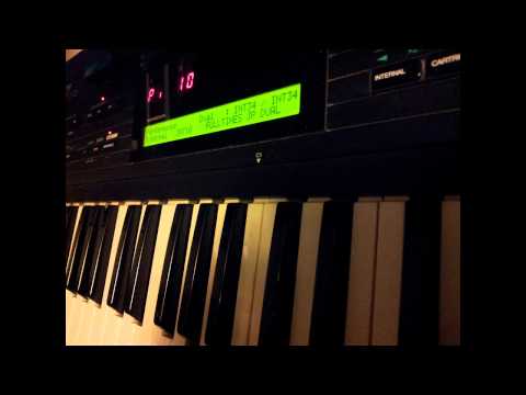 Yamaha DX7 II - Demo song 
