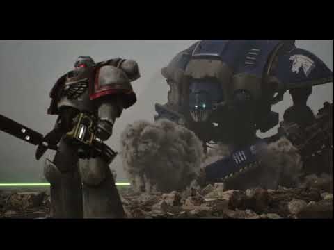 DOW II: Codex Edition - Intro Cinematic. Imperial knight arrives