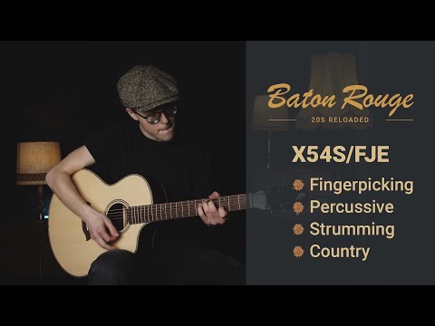Демонстрация звучания электроакустической гитары Baton Rouge X54S/FJE