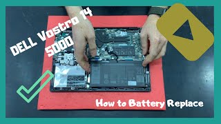 How to Battery Replacement DELL Vostro 14 5000 5490  disassembly