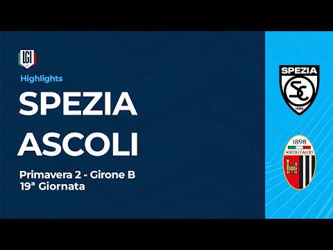 Spezia-Ascoli Highlights | Matchday 19 of the Primavera 2 Championship | 2025-26 season
