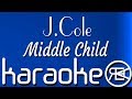 J Cole - Middle Child | Karaoke, Lyrics, Instrumental