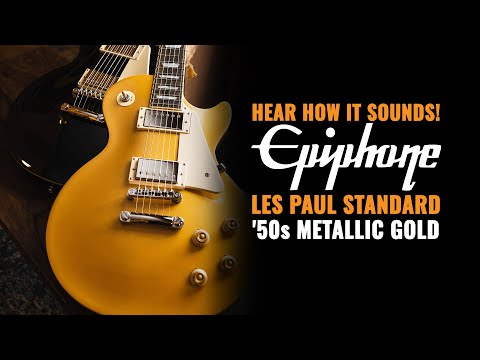 Epiphone Les Paul Standard '50s Metallic Gold image 8