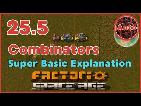 Combinator Basics & Signal Logic Setup | Factorio Space Age New Player Guide | #25.5